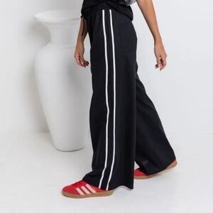 Self Styler 'Luna' wide leg cotton linen pants, size 4